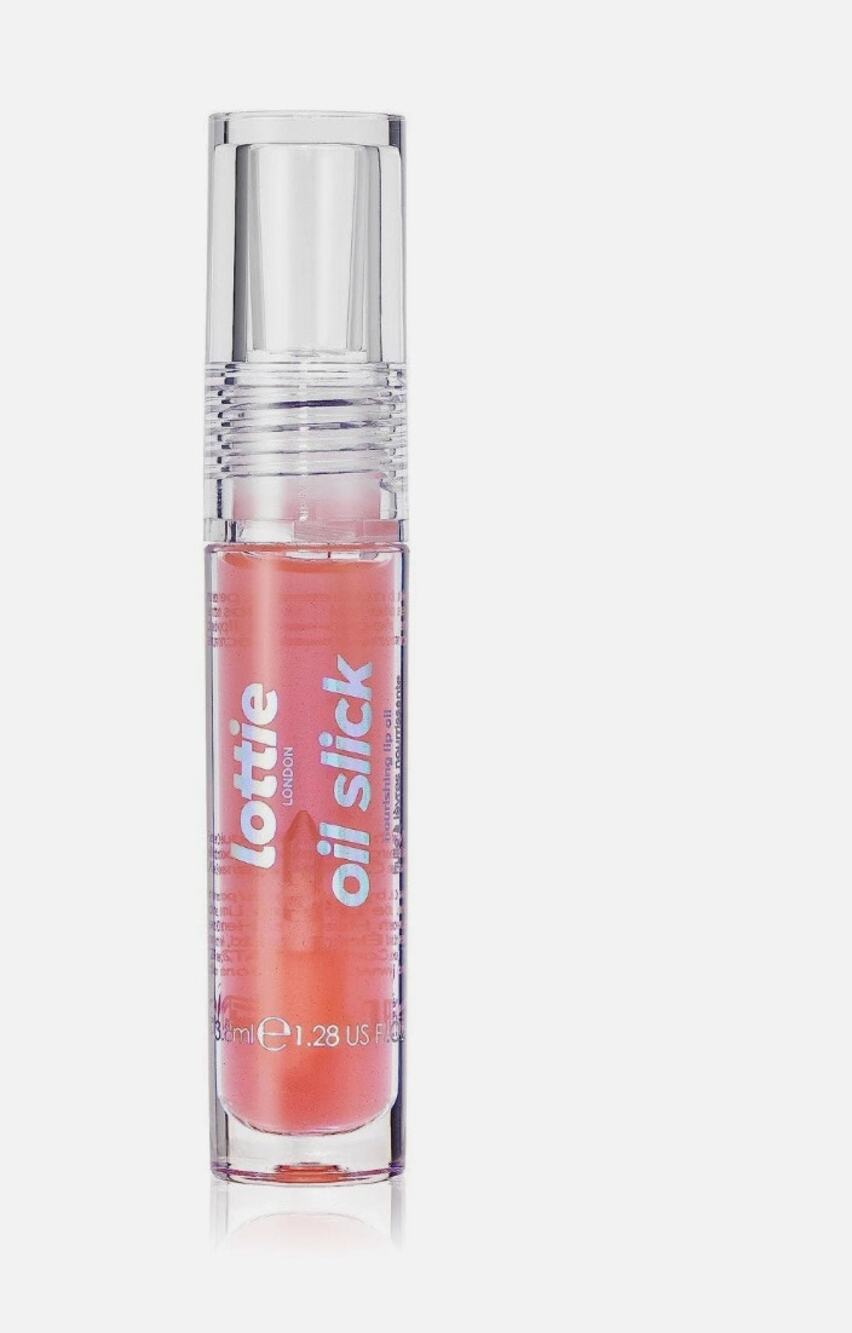 LOTTIE Lip Oil Oil Slick Peachy Cheeks NEW